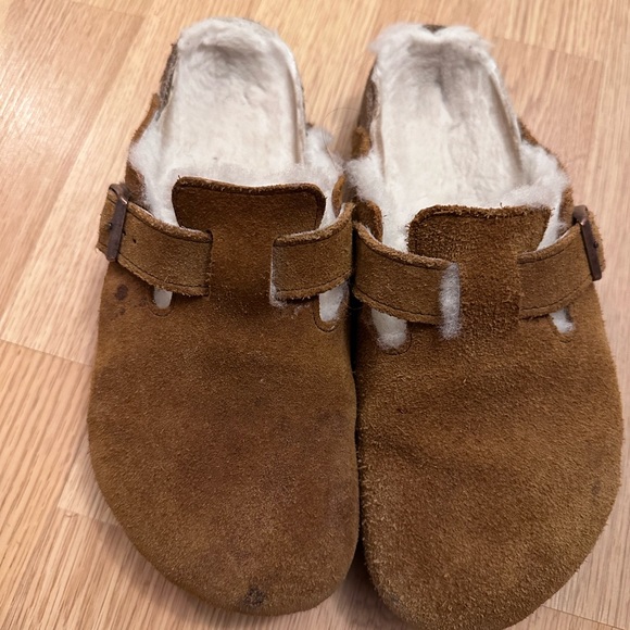 Birkenstock Boston Shearling Clog in Mink, 38 - Picture 3 of 3